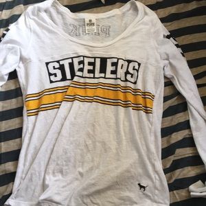 Pink brand Steelers long sleeve